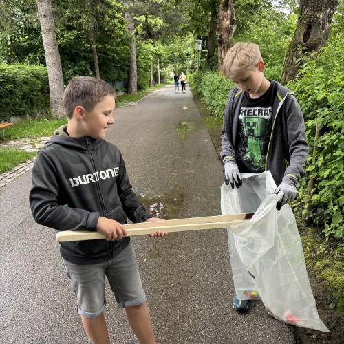 Schulübergreifendes Müllsammel-Projekt  