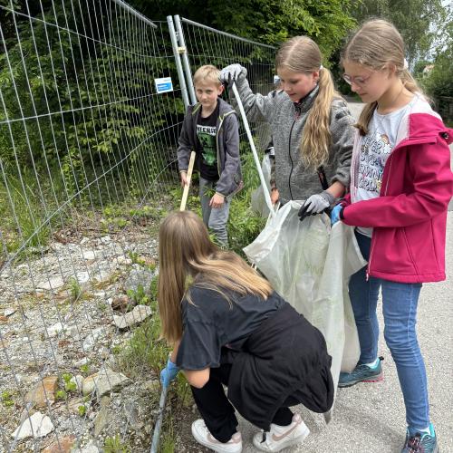 Schulübergreifendes Müllsammel-Projekt  