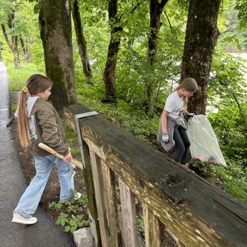 Schulübergreifendes Müllsammel-Projekt  