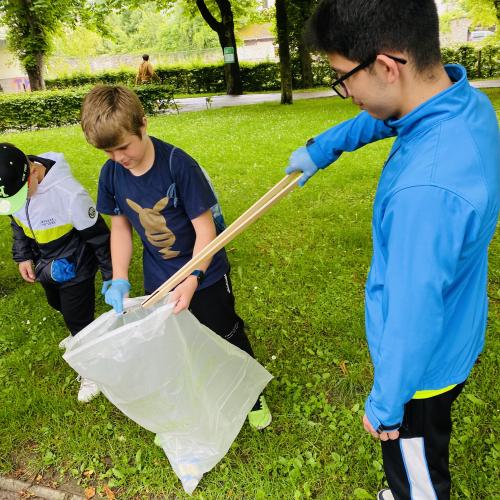 Schulübergreifendes Müllsammel-Projekt  