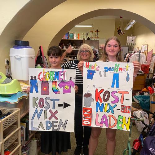 Plakate - Kostnix-Laden