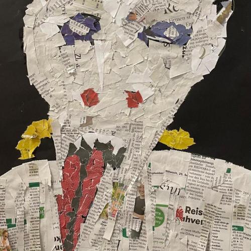 Krampusbilder der 2a-Klasse