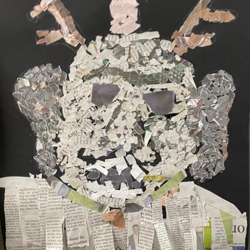 Krampusbilder der 2a-Klasse