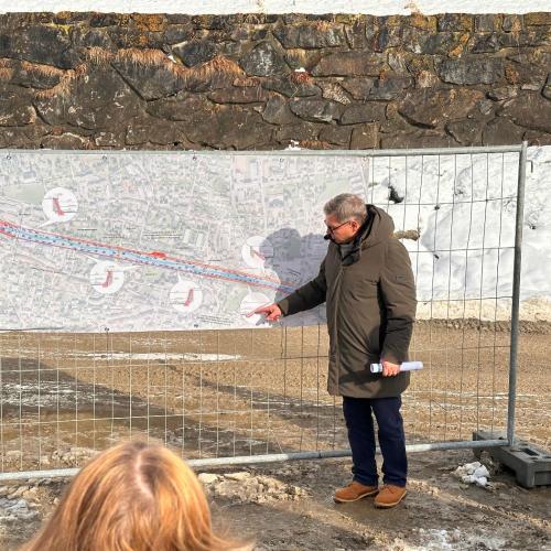 Projekt Hochwasserschutz Isel - Begehung 4a