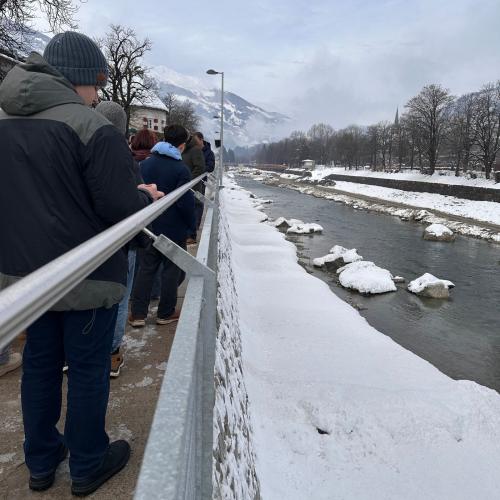 Projekt Hochwasserschutz Isel - Begehung 4a