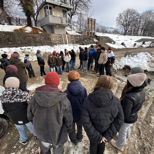 Projekt Hochwasserschutz Isel - Begehung 4a