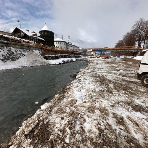 Projekt Hochwasserschutz Isel - Begehung 4a