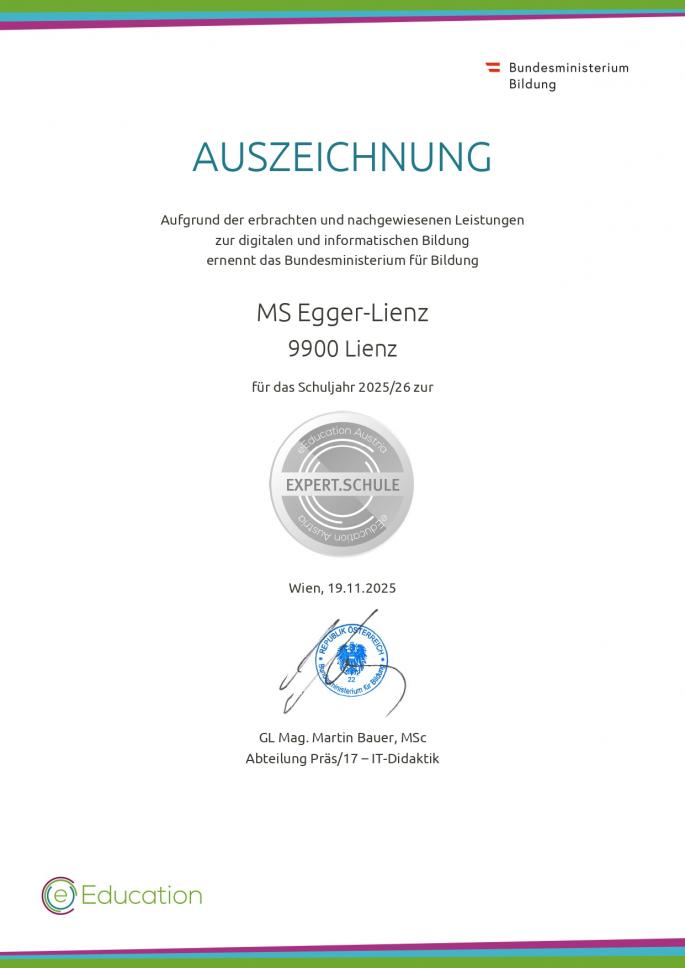 Expert Schule 2025-26